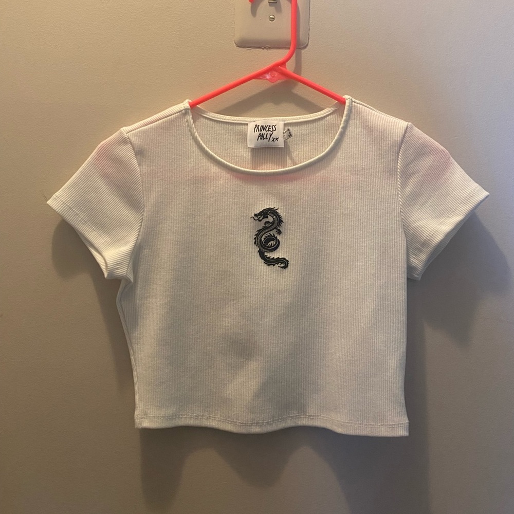 White crop top from Princess Polly. Size 6